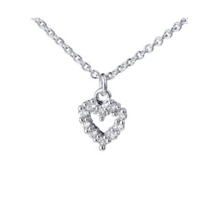 Heart Necklace in Silver