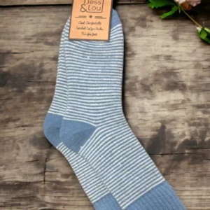 Jess & Lou Stripe Ribbed Socks